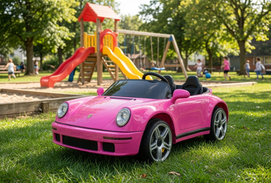 Kinderfahrzeug Porsche 911 Ruf - pink