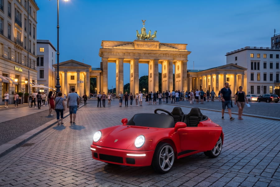 Kinderfahrzeug Porsche 911 Ruf - rot
