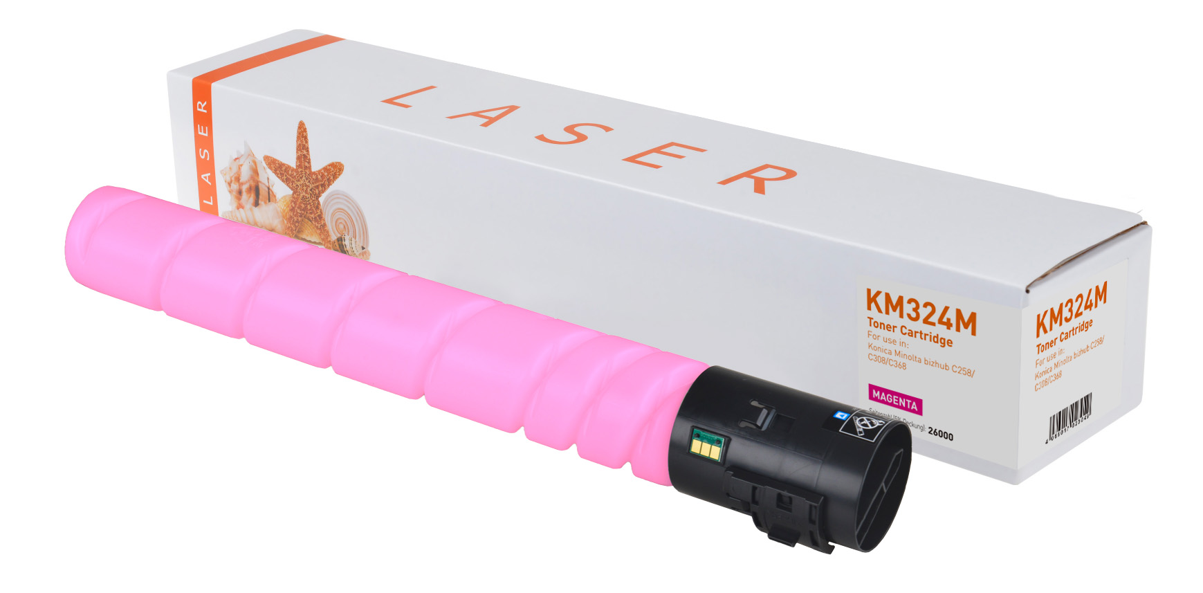 TN324M alternativ Toner magenta für KONICA MINOLTA / A8DA350 / 26.000 Seiten TN324M alternativ Toner magenta für KONICA MINOLTA / A8DA350 / 26.000 Seiten