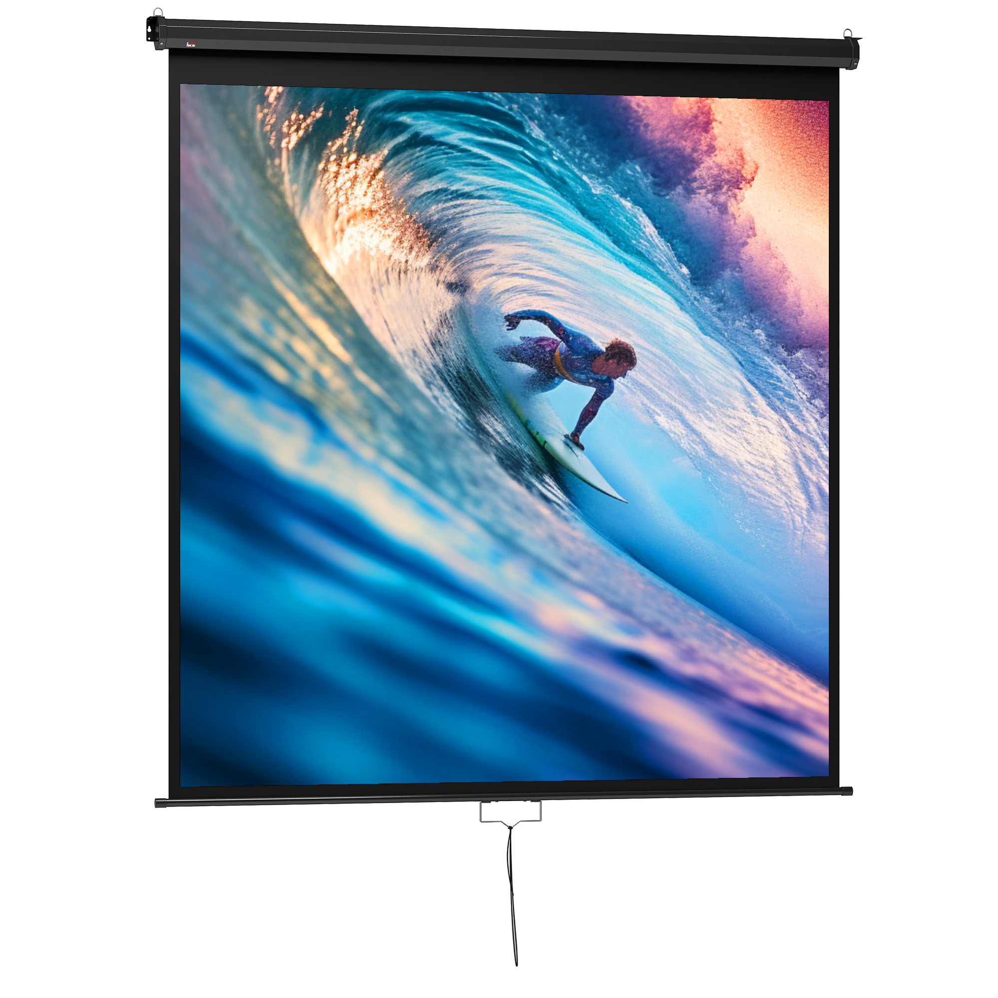 Beamer Leinwand 178 x 178 cm 99 Zoll 1:1 HD 4K Projektionsleinwand für Heimkino Büro-Präsentationen