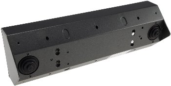 5-fach Steckdosenblock, anthrazit / 250V~/ 16A, Aufbaumontage