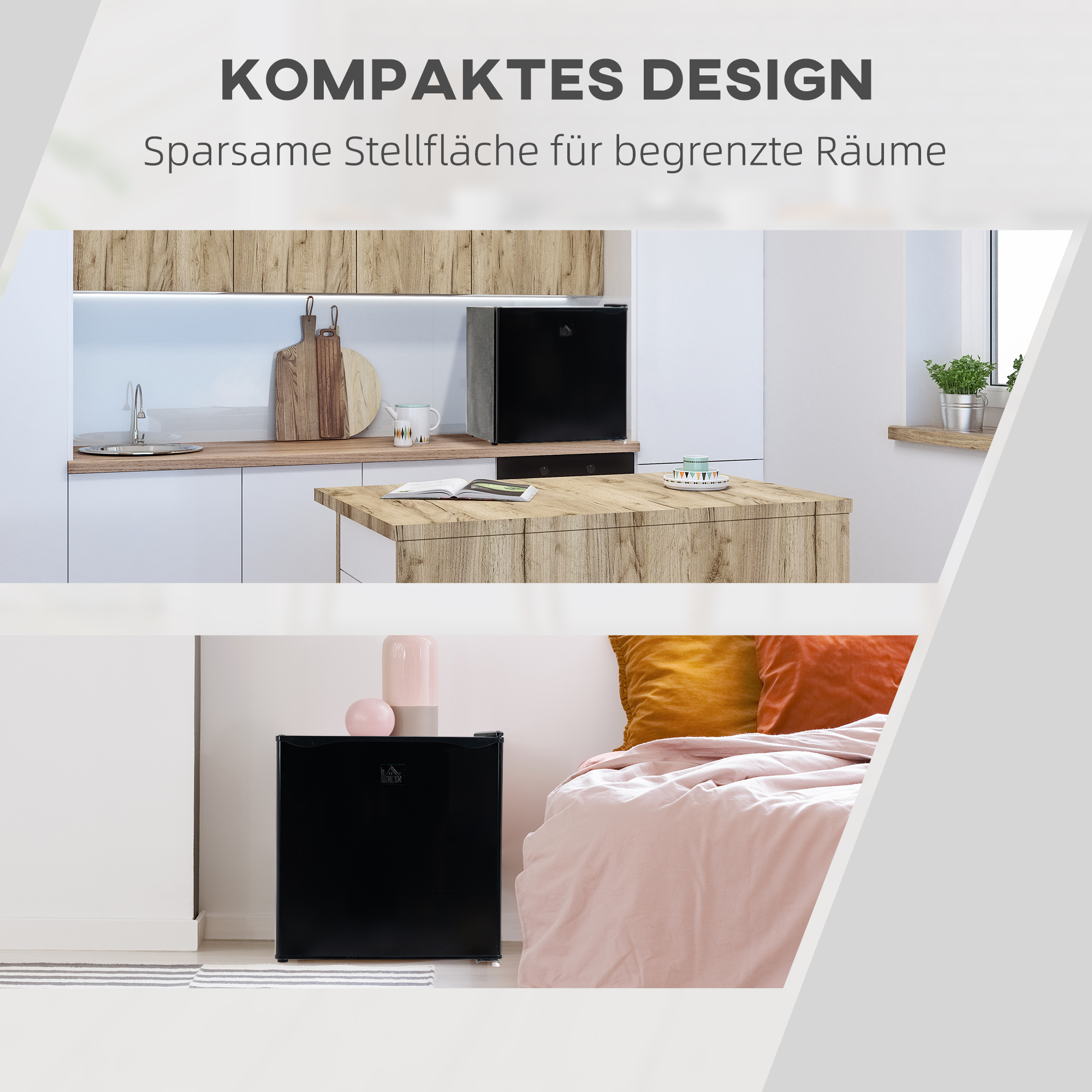 Mini-Gefrierschrank 35 L Gefrierbox elektrisch freistehend 45 W Mini Gefriertruhe Minikühlschrank 41dB -14 bis -24? 5-stufige Temperaturregelung 47 x 44,2 x 48,8 cm Schwarz