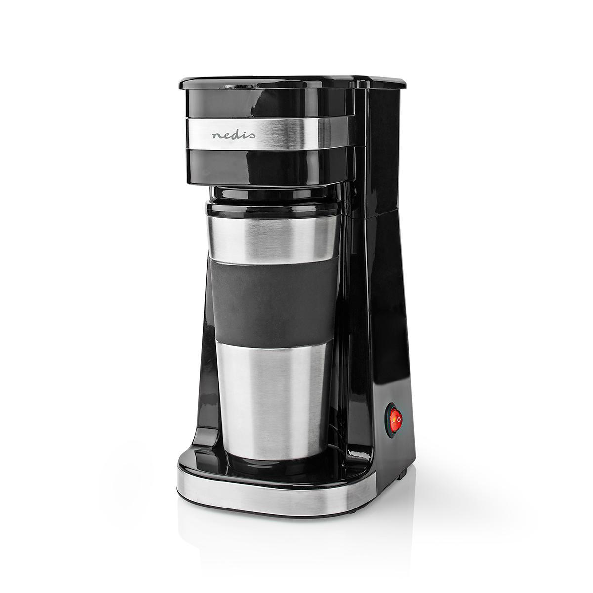 Kaffeemaschine | Filter Kaffee | 0.4 l | 1 Tassen | schwarz / Silber
