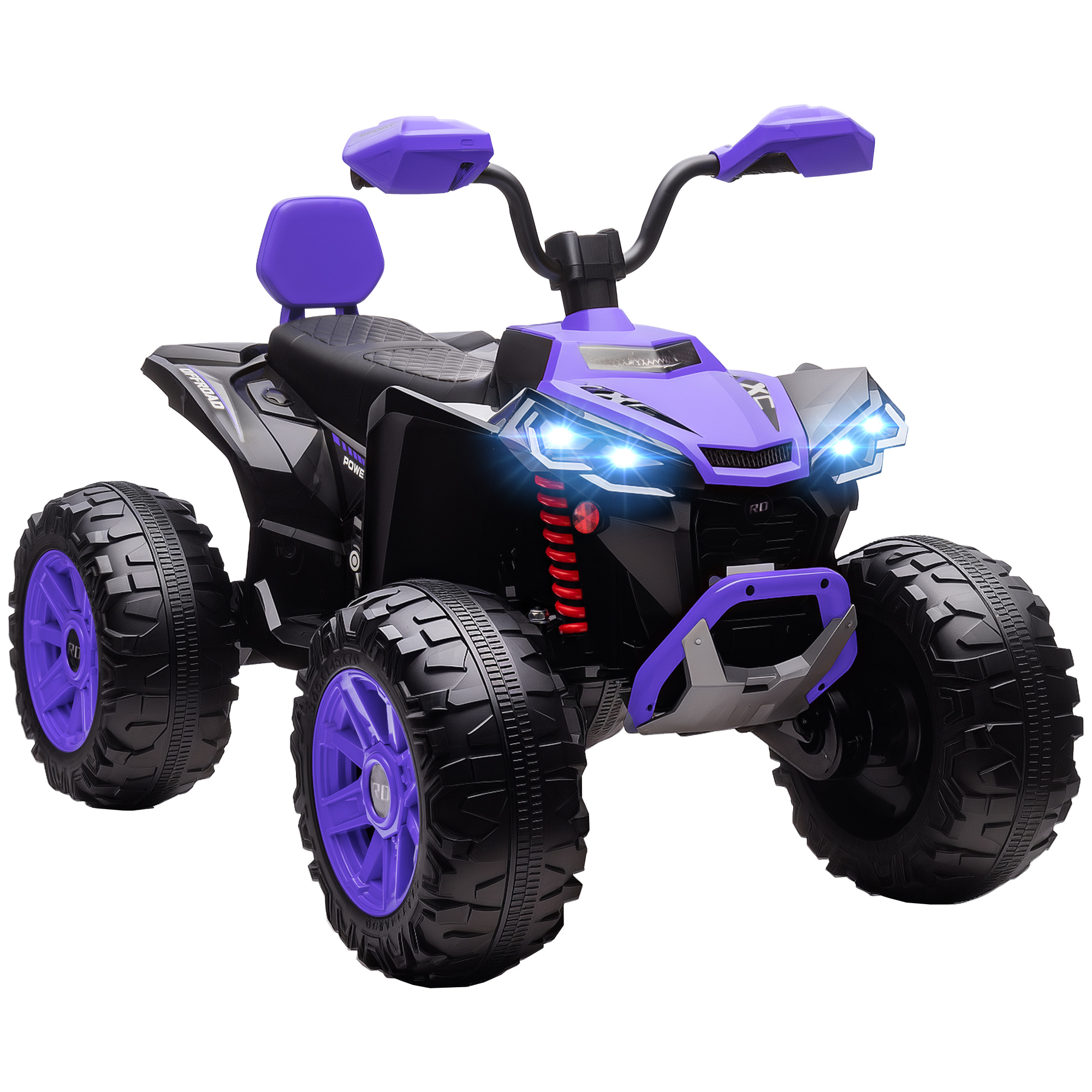 Kinder-Elektro-Quad, 24V Elektro-Fahrzeug mit 4 Rädern, Scheinwerfer, USB-Anschluss, MP3-Funktion, 6,5 km/h, 3-8 Jahre Kinder-Elektro-Quad, 24V Elektro-Fahrzeug mit 4 Rädern, Scheinwerfer, USB-Anschluss, MP3-Funktion, 6,5 km/h, 3-8 Jahre