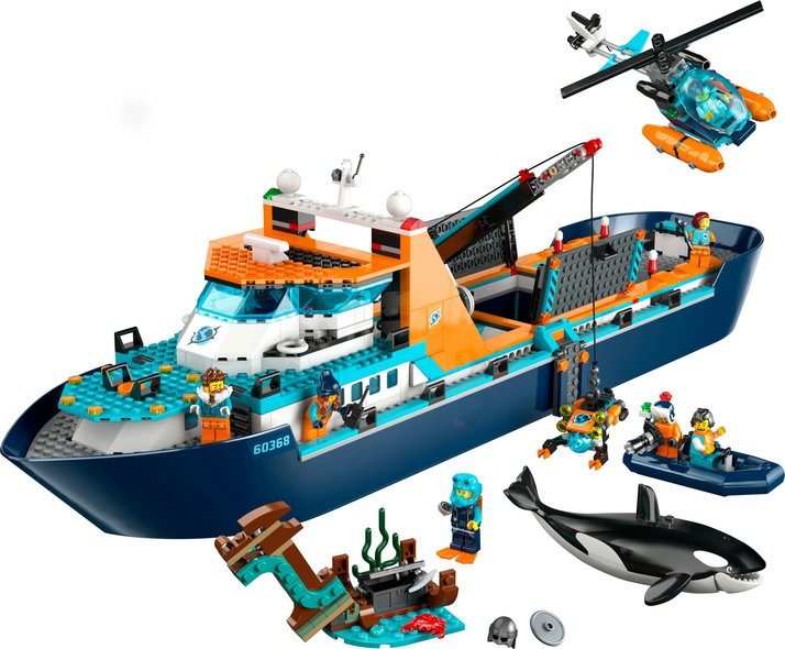 LEGO® 60368 - City Arktis-Forschungsschiff (815 Teile)