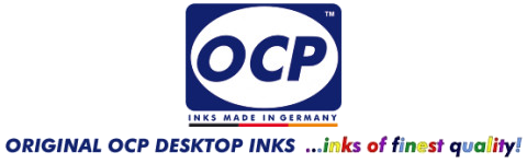 OCP Canon C 169 Tinte cyan 1kg / für Canon CLI581 cyan OCP HP YP310 Tinte yellow Pigment 1kg / für HP 912XL yellow