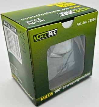MILOS Bewegungsmelder 160°, anthrazit / LED geeignet,  250V~, Unterputz, 3-Draht