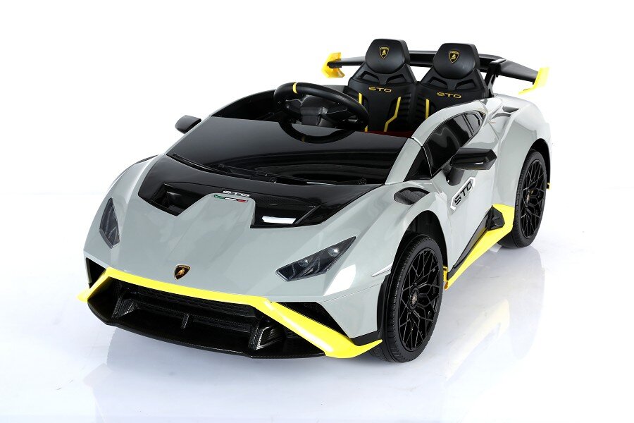 Kinderfahrzeug Lamborghini Huracan STO Drift - grau
