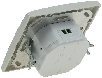 Unterputz PIR-Bewegungsmelder 160° / LED geeignet, 2-Draht Technik, weiß