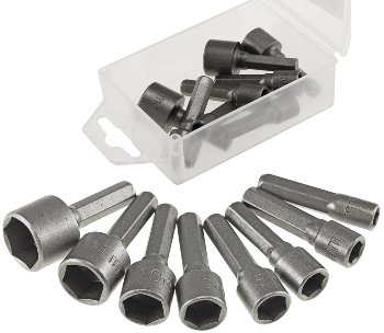 Bitsatz "Steckschlüssel", 8-teilig, 5, 6, 7, 8, 9, 10, 11, 13mm