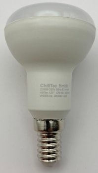 LED Reflektorstrahler R50 E14, 521lm, 6W, 230V, 120°, 3000K warmweiß