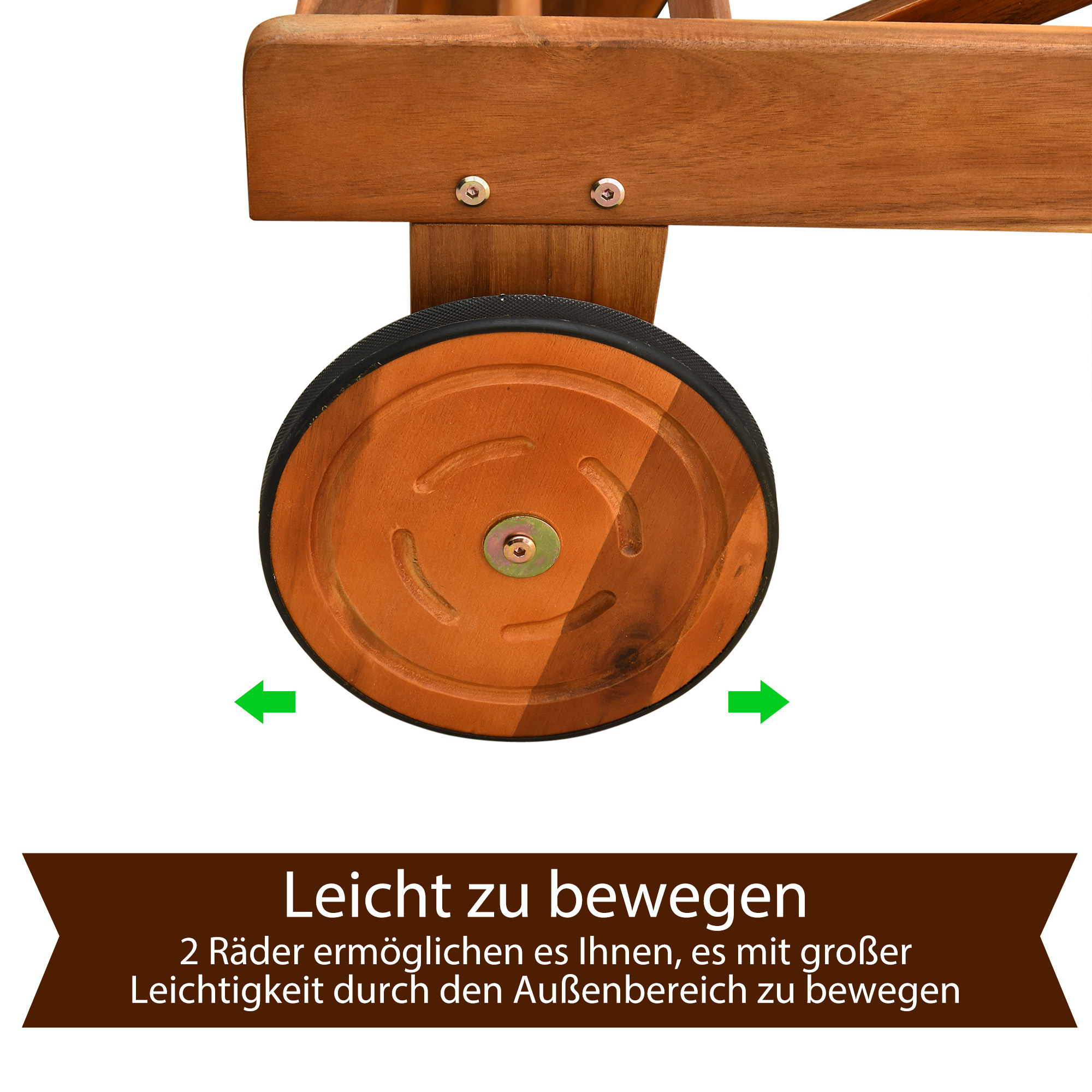 Sonnenliege Relaxliege Gartenliege Gartenmöbel verstellbar Akazienholz Textil Natur+Weiß 198 x 55 x 30-88,5 cm