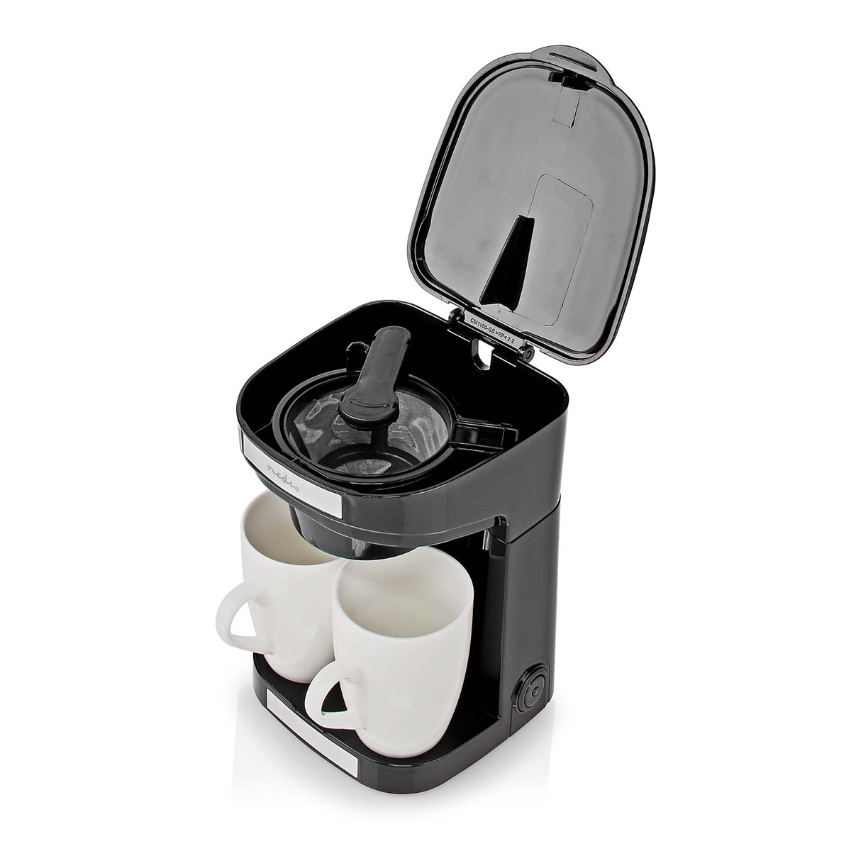 Kaffeemaschine | Filter Kaffee | 0.25 l | 2 Tassen | schwarz