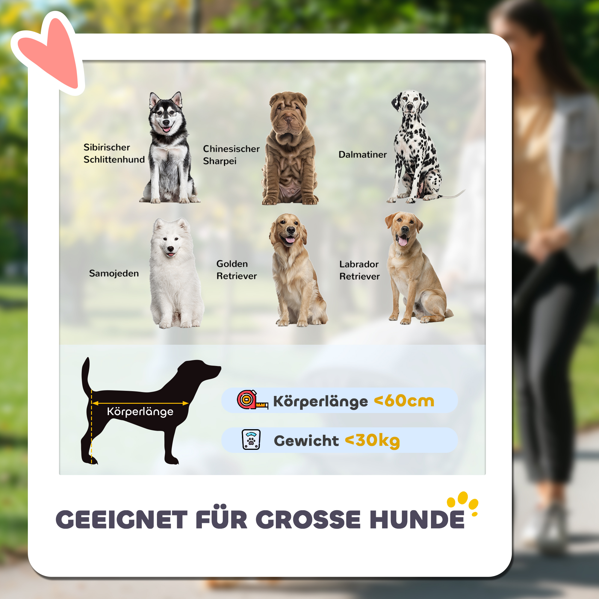 Hundewagen Hundebuggy klappbar für Hunde & Katzen bis 30 kg 110 x 65 x 102 cm Braun