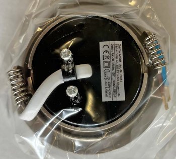 LED-Einbauleuchte "Flat-26" warmweiß, 80x26mm, 3W, 370lm, Edelstahl gebürstet