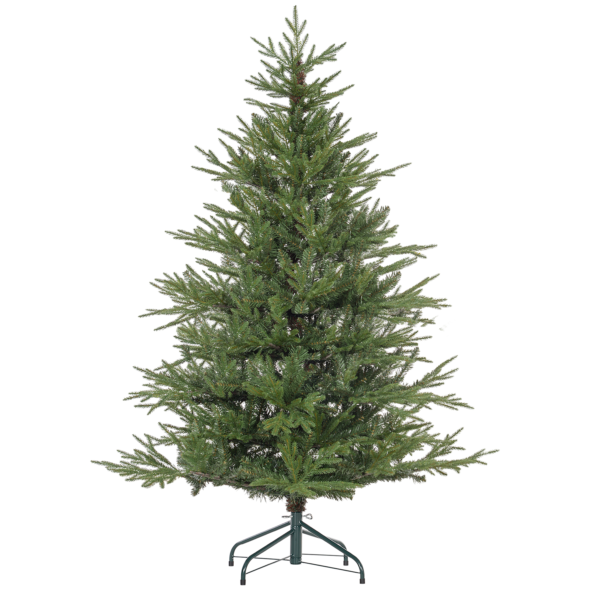 Weihnachtsbaum 150 cm, realistisches Aussehen, Schnellaufbau, inkl, Ständer, feuersicherer Kunststoff Weihnachtsbaum 150 cm, realistisches Aussehen, Schnellaufbau, inkl, Ständer, feuersicherer Kunststoff