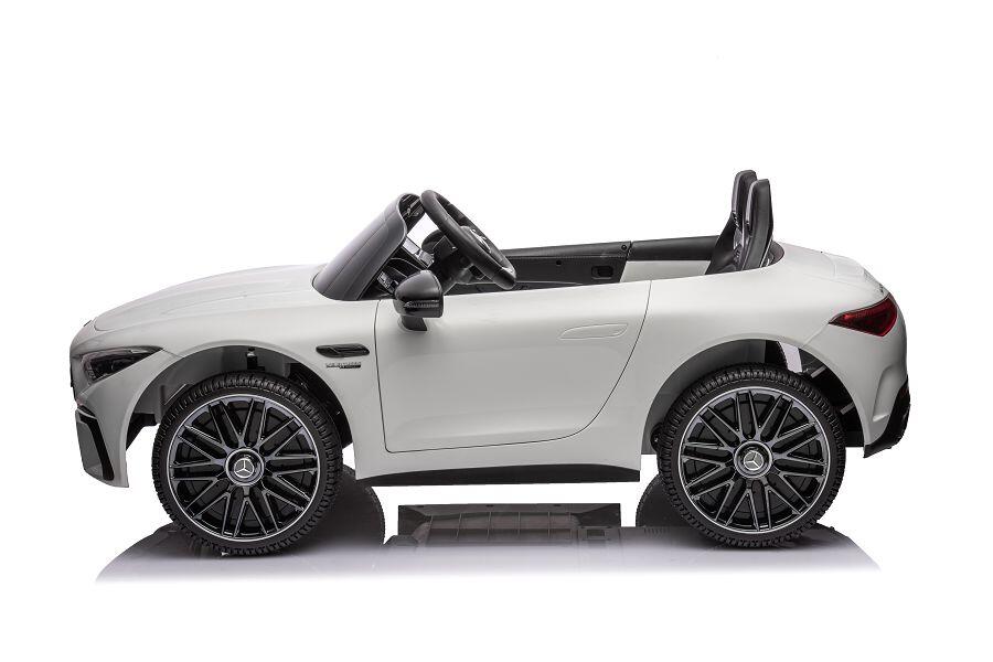 Kinderfahrzeug Mercedes SL63 AMG - weiß lackiert