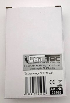 Feinwaage / Taschenwaage "CT FW-300", 300g x 0,01g