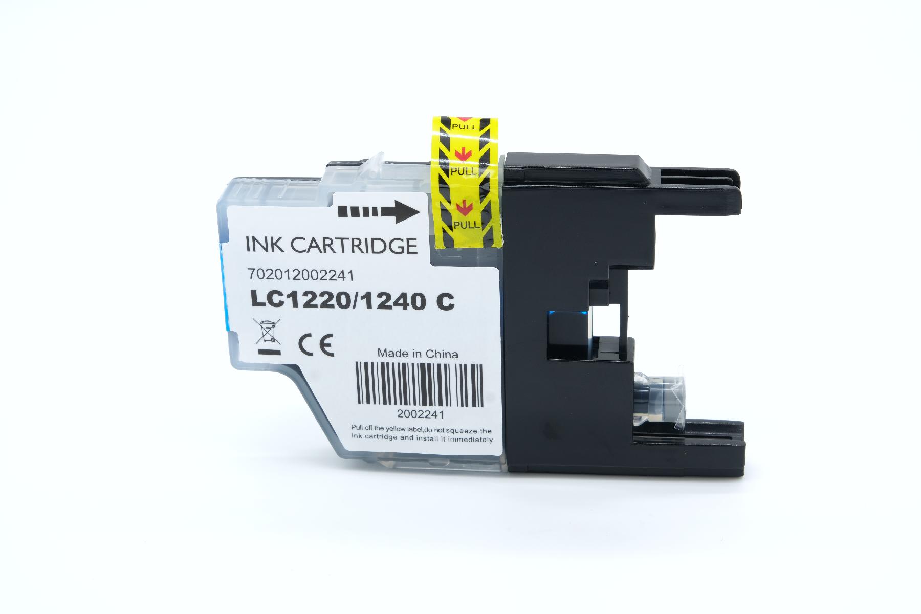 LC1220/1240/1280C alternativ Tinte cyan für Brother / LC1240C / 12ml