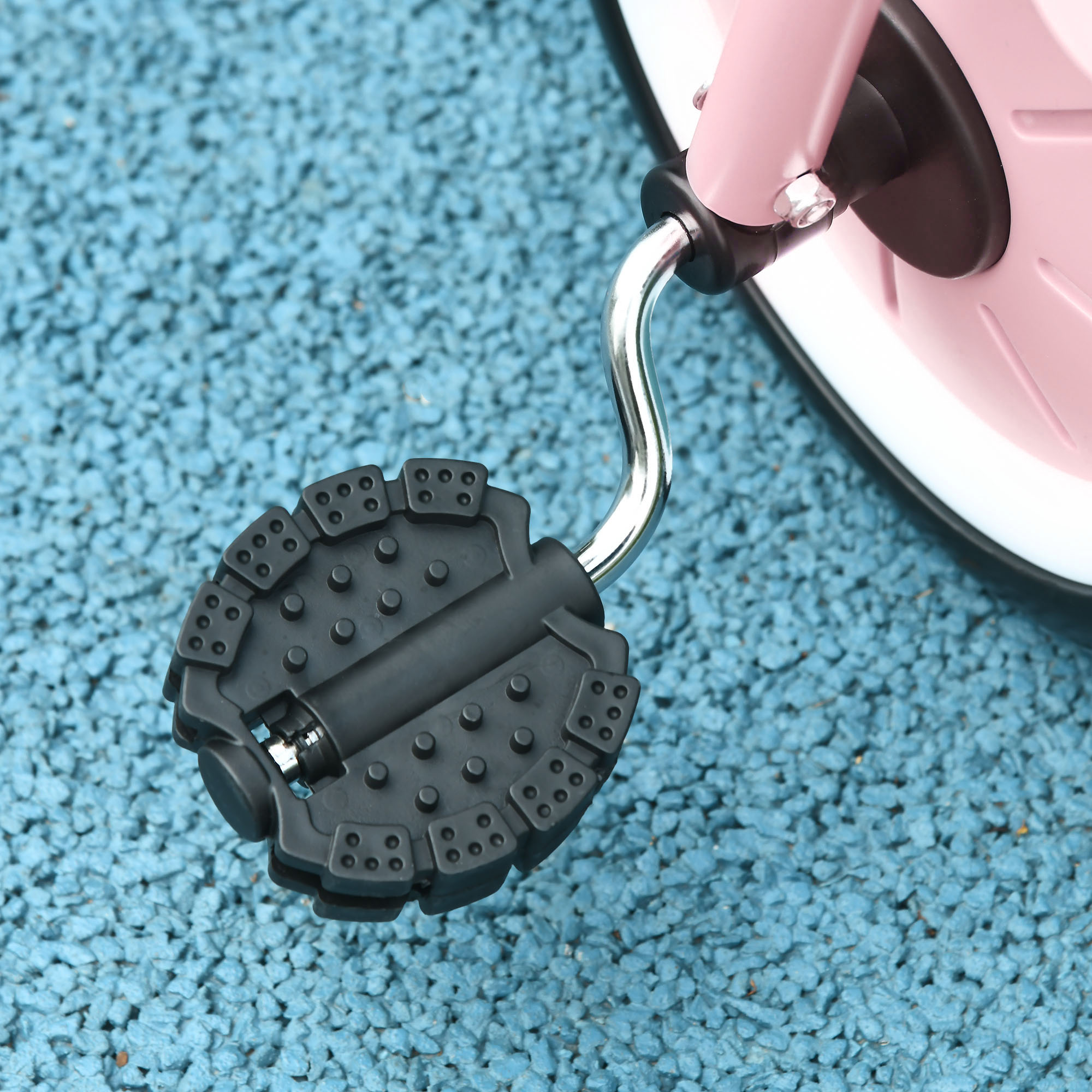 Dreirad für Kinder 2-5 Jahre, höhenverstellbarer Sitz, Klingel, Fahrradkorb, Metallrahmen, Rosa