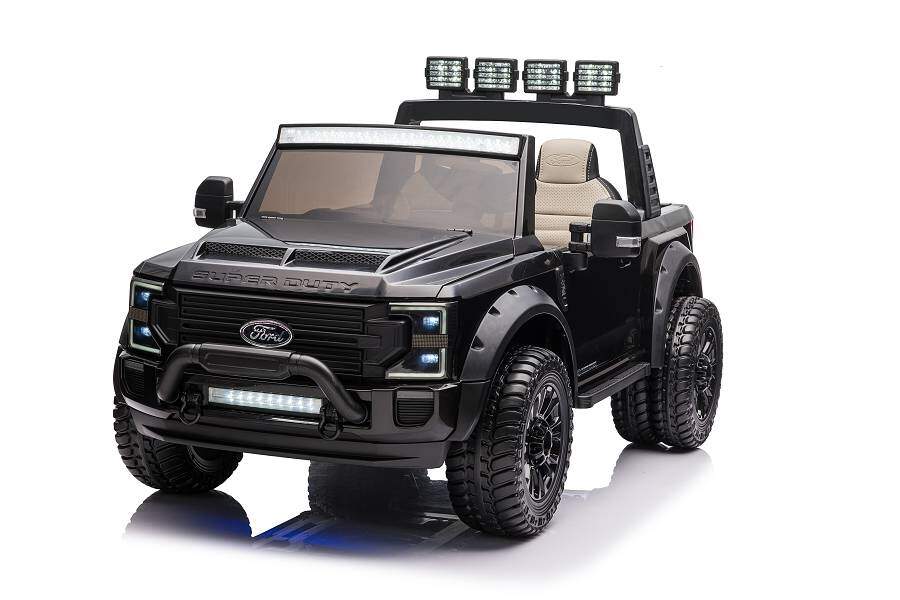 Kinderfahrzeug Ford Super Duty - schwarz - 12V-Version