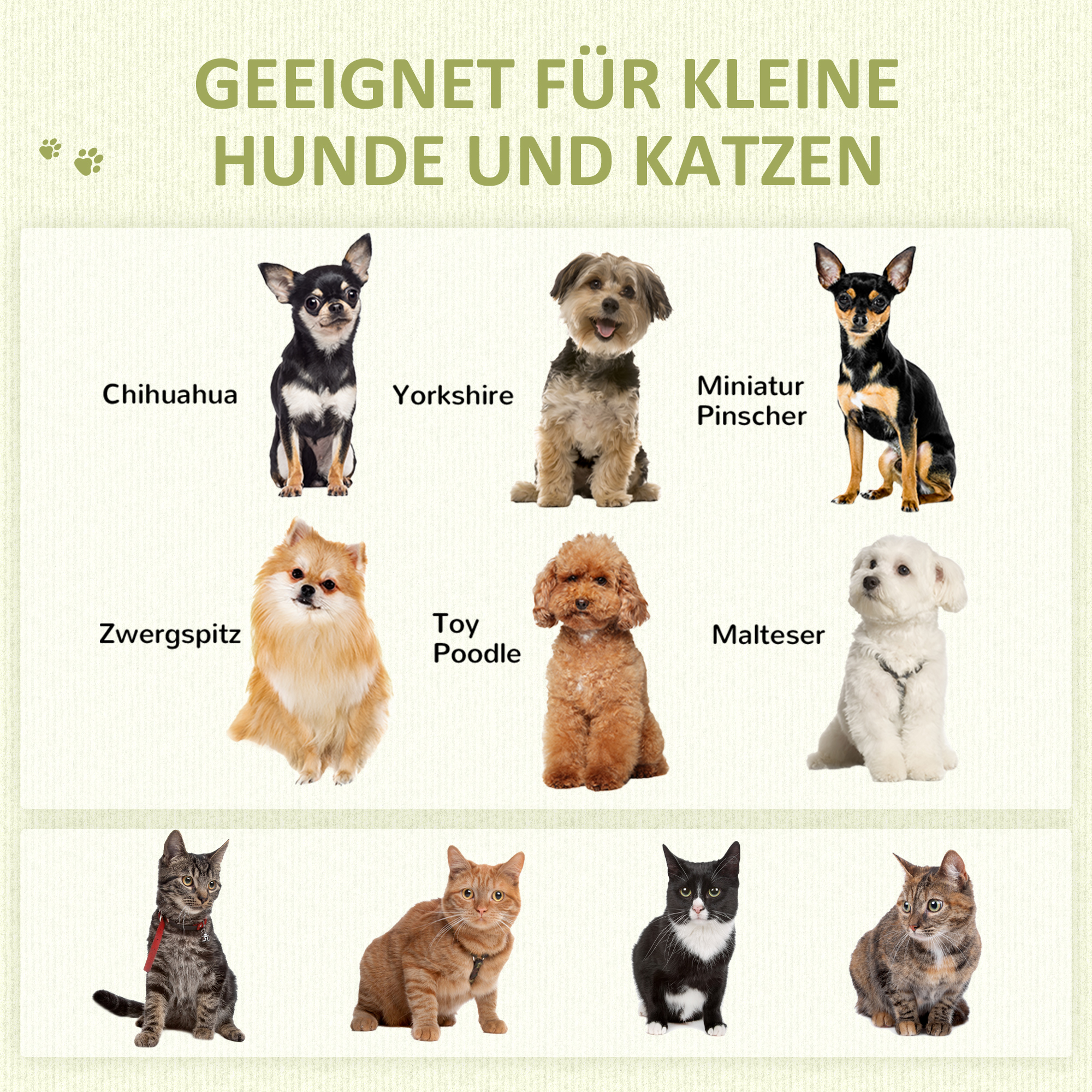 Tierbett, drolliges Tipi-Design, mit weichem Liegekissen, Bodenmatte, für Hunde und Katzen, 60 x 60 x 76 cm