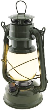 LED Camping Laterne "CT-CL Army" / ØxH 12x23,5cm, 4x AA, warmweiß, dimmbar