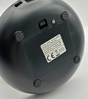 LED Tischleuchte mit Schwanenhals, Batterie, dimmbar, warmweiß, Schwarz