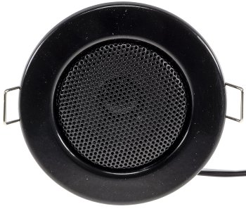 Decken-Einbaulautsprecher "CTE-8W" / Halogen-Look, 8cm Ø, 6cm Einbau, schwarz