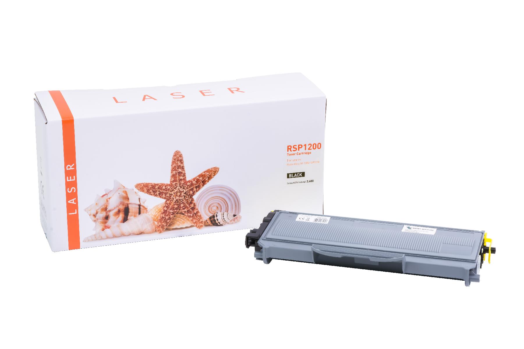 SP1200 alternativ Toner black für Ricoh / 406837 / 2.600 Seiten SP1200 alternativ Toner black für Ricoh / 406837 / 2.600 Seiten