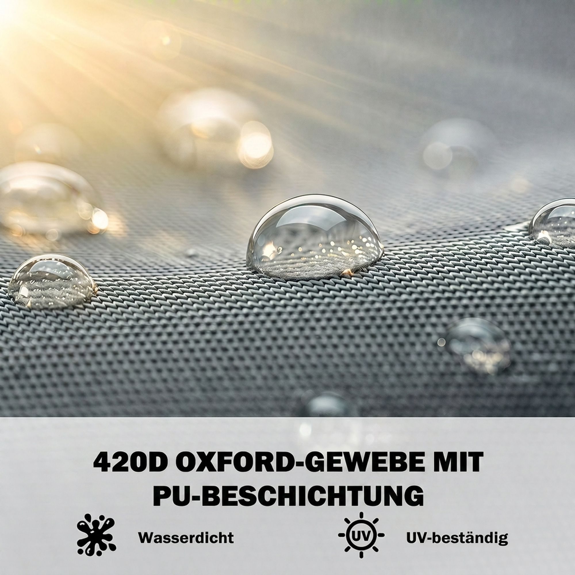 Hollywoodschaukel Abdeckung 3 Sitzer Wasserdicht Schutzhülle für Gartenschaukel Oxford Gewebe 220 x 125 x 172 cm, Grau
