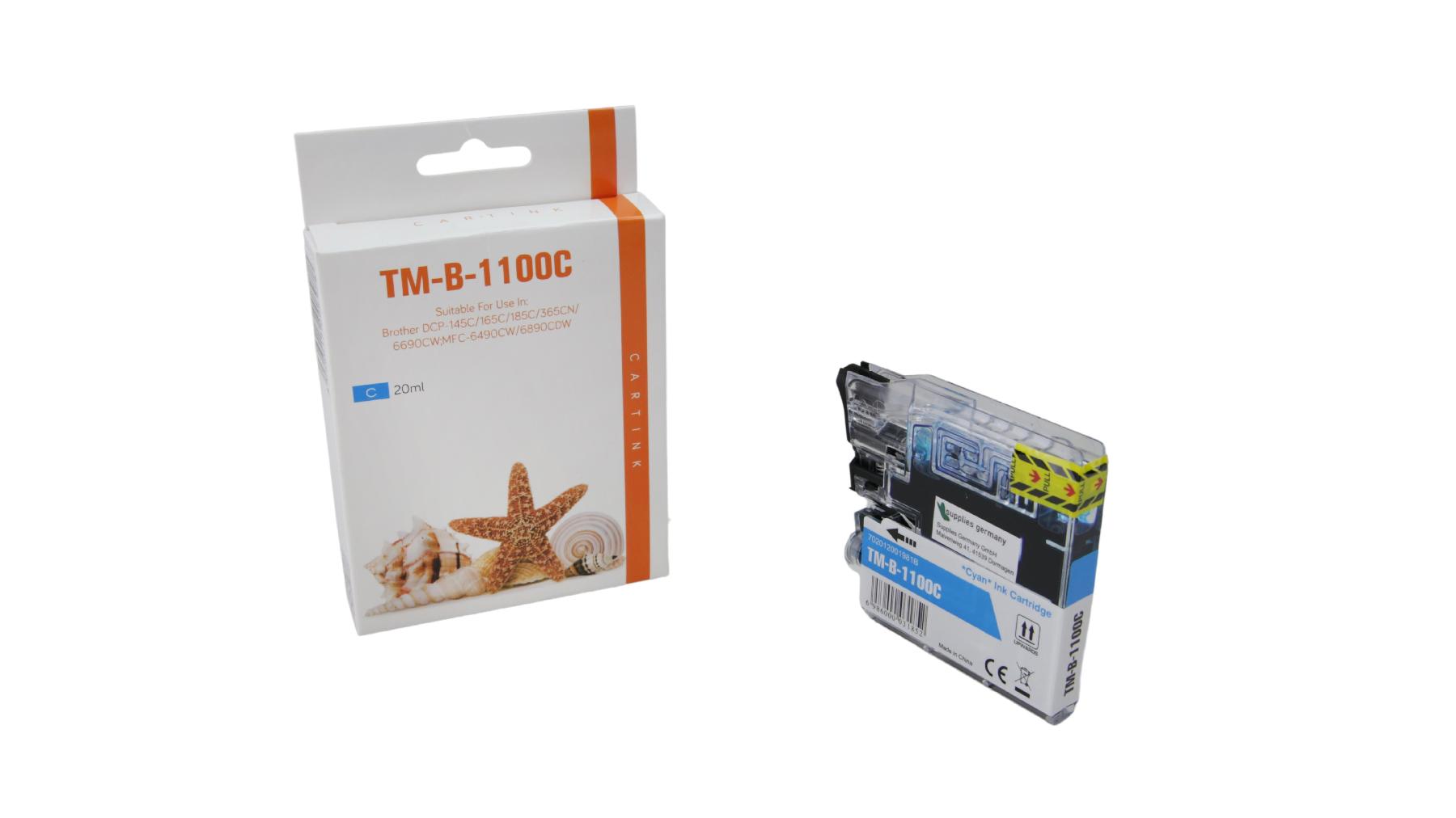 LC980/1100C alternativ Seestern Tinte cyan / LC1100C / 20ml