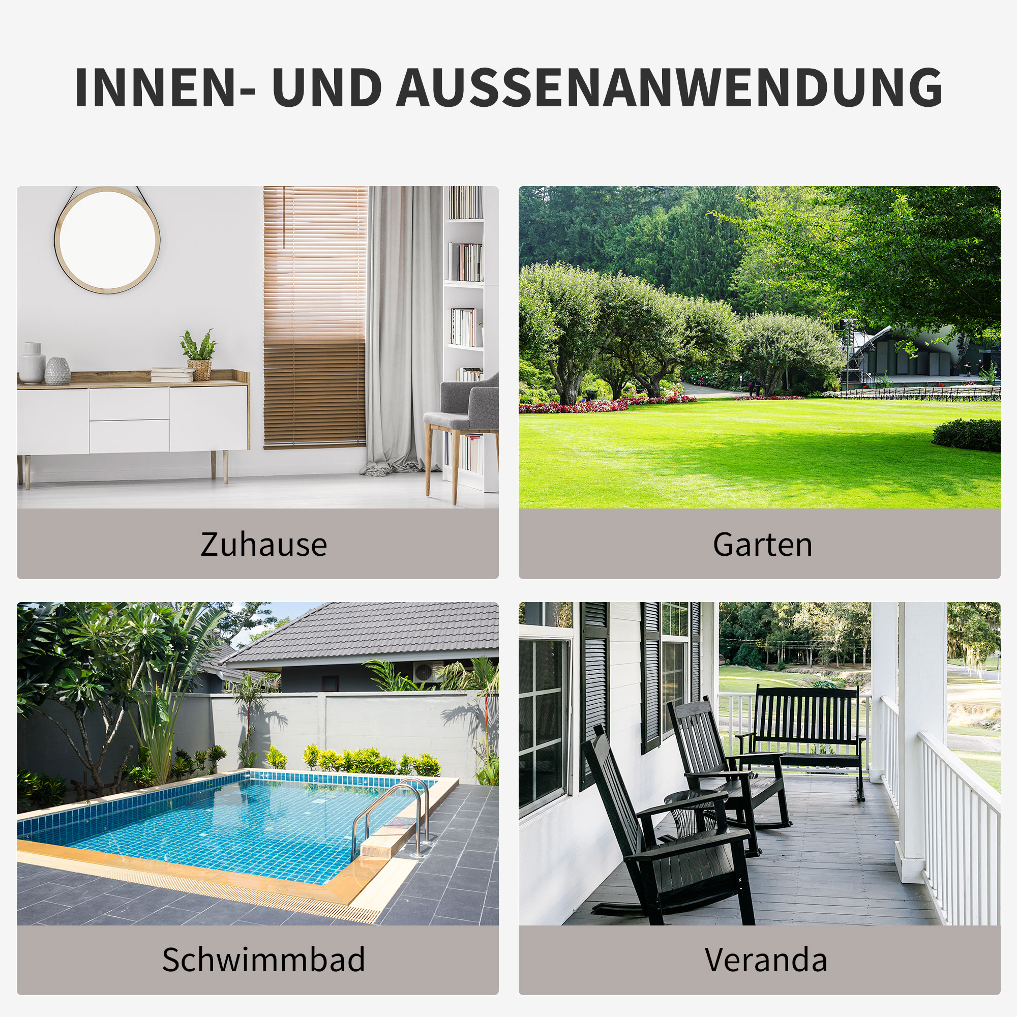 Poly-Rattan Sofa mit Kissen 3-Sitzer Garten Loungesofa Metall Polyester Grau 185 x 70 x 80 cm