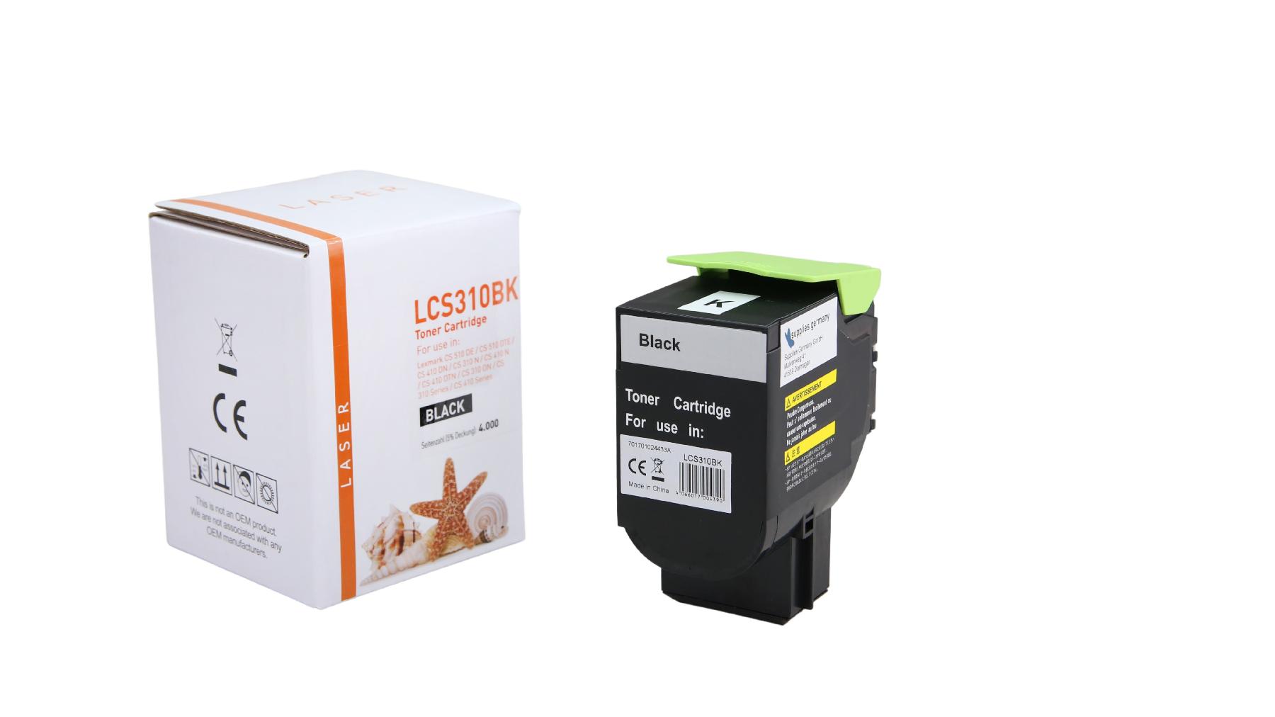 CS310BK alternativ Toner black für Lexmark / 70C2HK0 / 4.000 Seiten CS310BK alternativ Toner black für Lexmark / 70C2HK0 / 4.000 Seiten