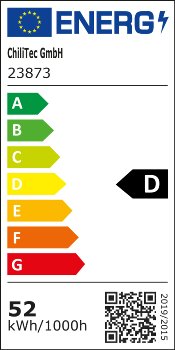 LED Filament-Lampe E27 50W "FHE-50" / 7841lm, 2700K, warmweiß, ØxH 9x24cm