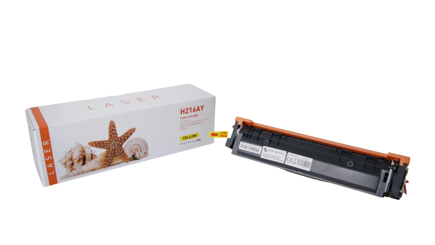 216AY alternativ Toner yellow für HP / W2412A / 850 Seiten