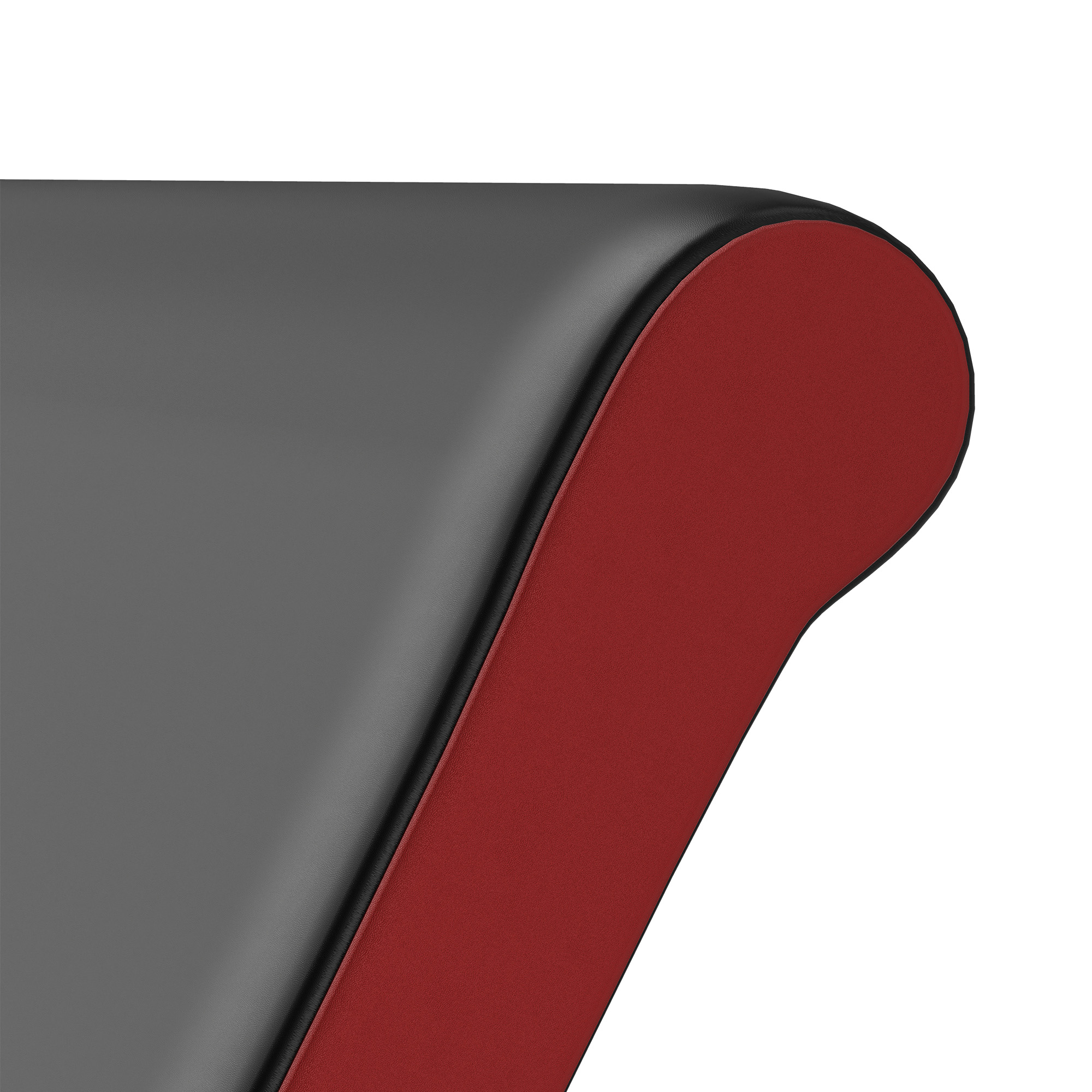 Curlbank & Trizeps-Extension, 5 Sitzverstellungen, 25 Winkel, Stahl & Kunstleder, Schwarz