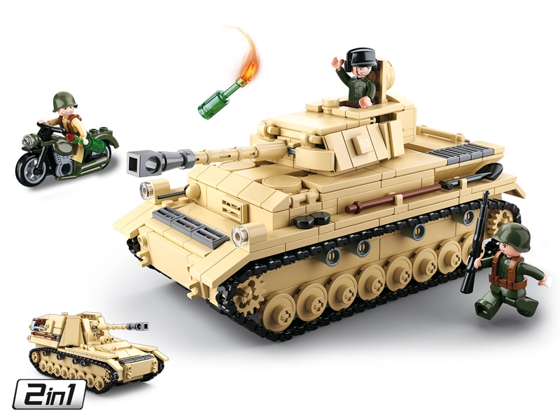 Sluban M38-B0693 - Army WWII - deutscher Panzer