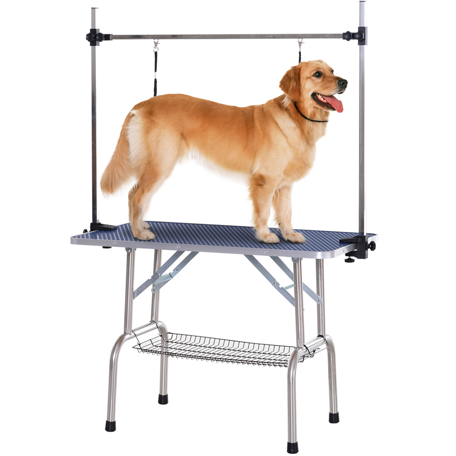 Hundepflegetisch Höhenverstellbar Tierpflegetisch Klappbar Hunde Pflegetisch Hundefriseur Tisch Schertisch Trimmtisch mit Unterkorb für Hunde Katzen bis zu 100 kg Blau Hundepflegetisch Höhenverstellbar Tierpflegetisch Klappbar Hunde Pflegetisch Hundefriseur Tisch Schertisch Trimmtisch mit Unterkorb für Hunde Katzen bis zu 100 kg Blau