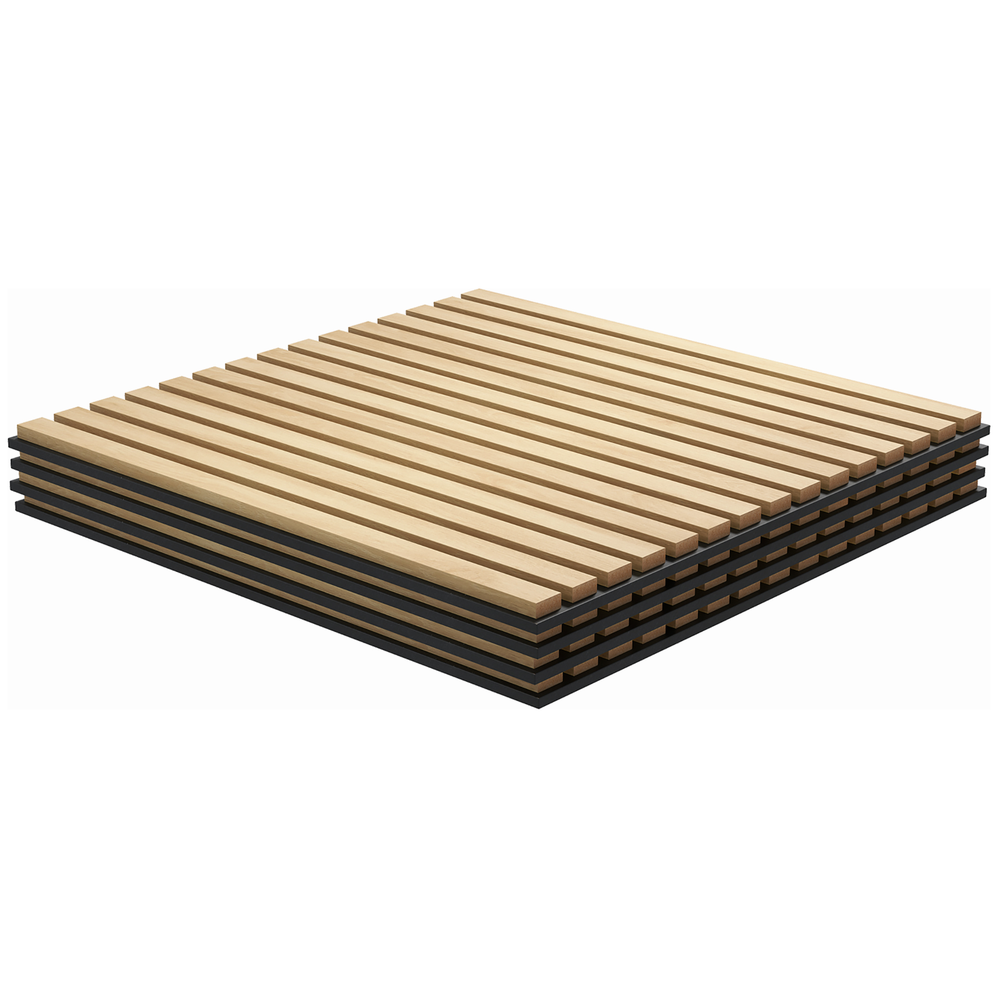 Akustikpaneel, Schallabsorption, DIY Lamellenwand, MDF & Polyester, einfache Installation, Eiche Akustikpaneel, Schallabsorption, DIY Lamellenwand, MDF & Polyester, einfache Installation, Eiche