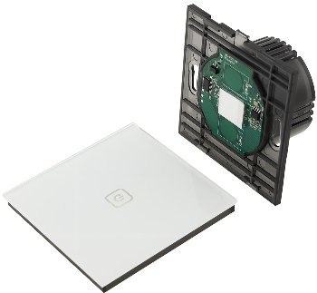 Funk-Wandschalter für "Pilota Casa" / IP20, 230V, 2300W, Touch-Bedienung