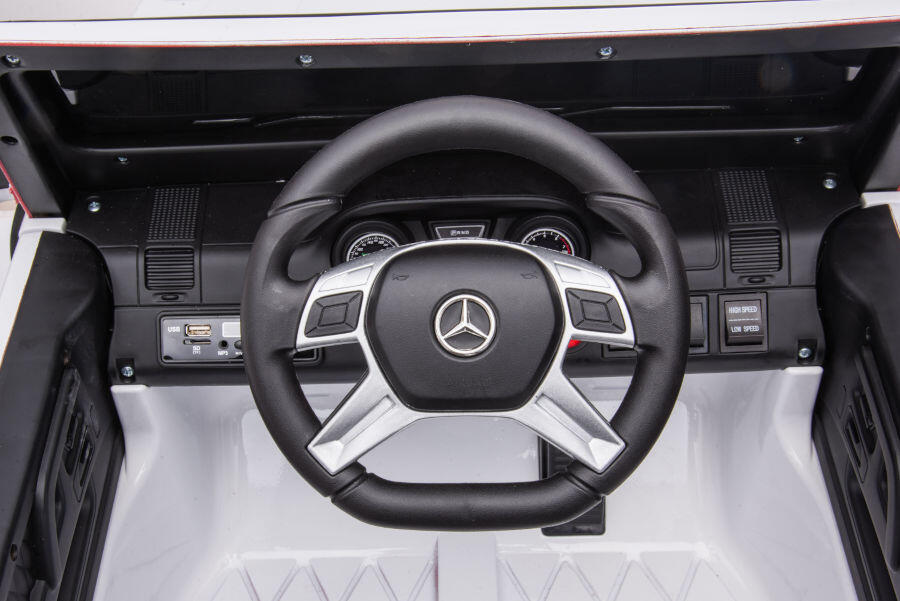 Kinderfahrzeug Mercedes G63 AMG 6x6 - weiß