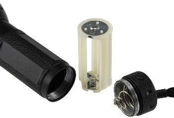 LED-Taschenlampe mit 51 UV LEDs, Schwarzlicht, ØxL 55x145mm