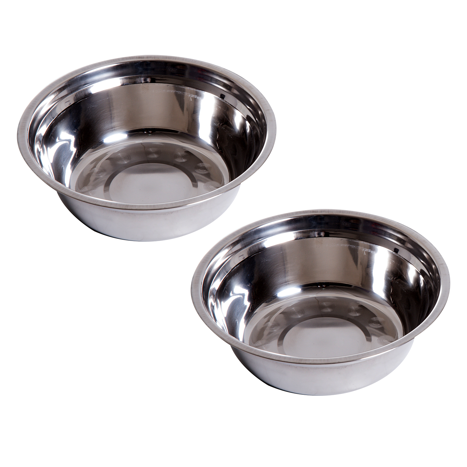 Hunde-Futterstation, rutschfest, 58,4 x 30,5 x 25,4cm, Grau, 2L pro Napf