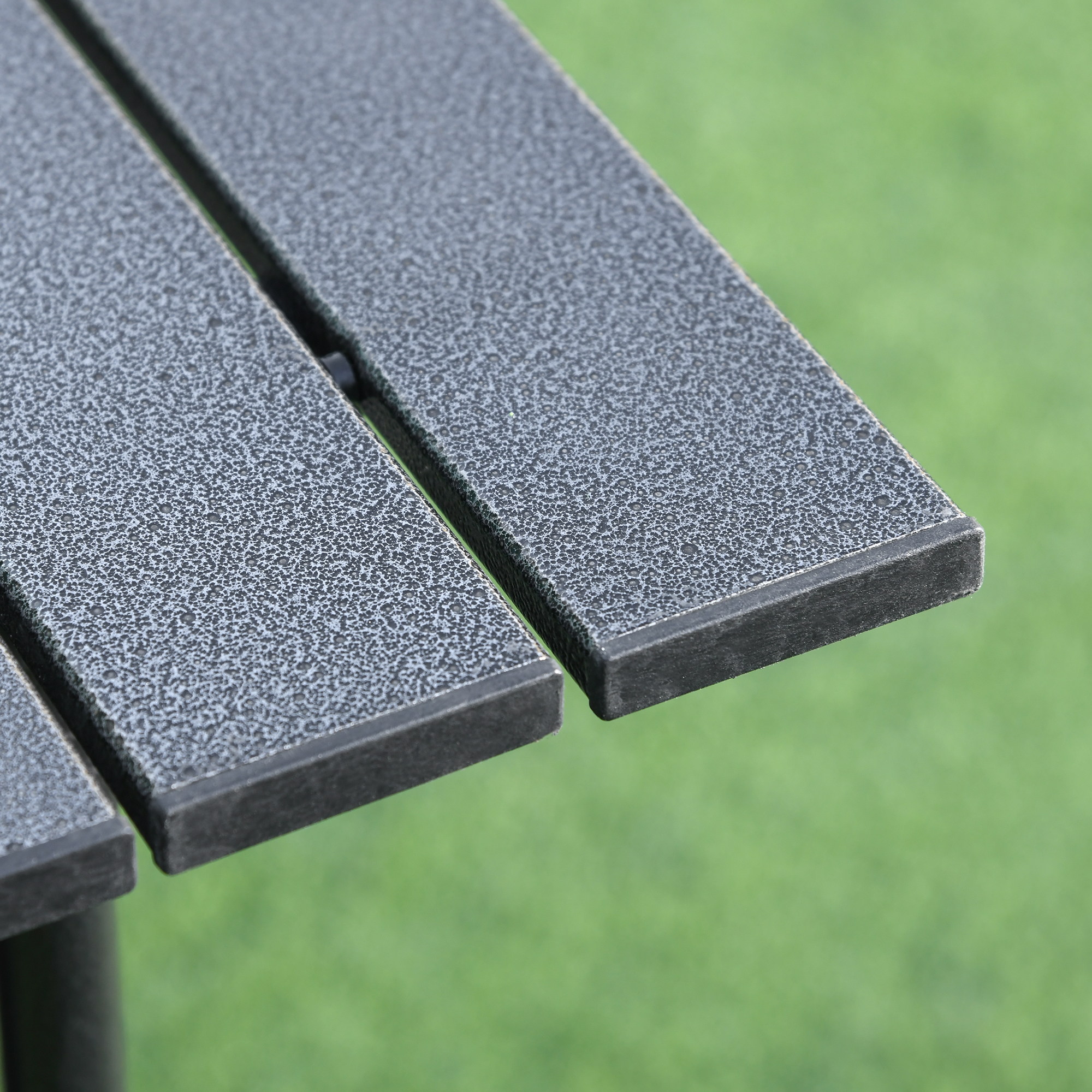 Campingtisch aus Aluminium faltbar Klapptisch Falttisch mit Netztasche tragbarer Picknicktisch für Camping Garten Party Picknick Balkon Schwarz 70 x 70 x 69 cm