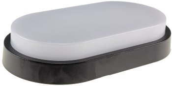 LED Wandleuchte "PALAU" IP54, 4000K, Oval, 10 Watt, 900 Lumen, Anthrazit