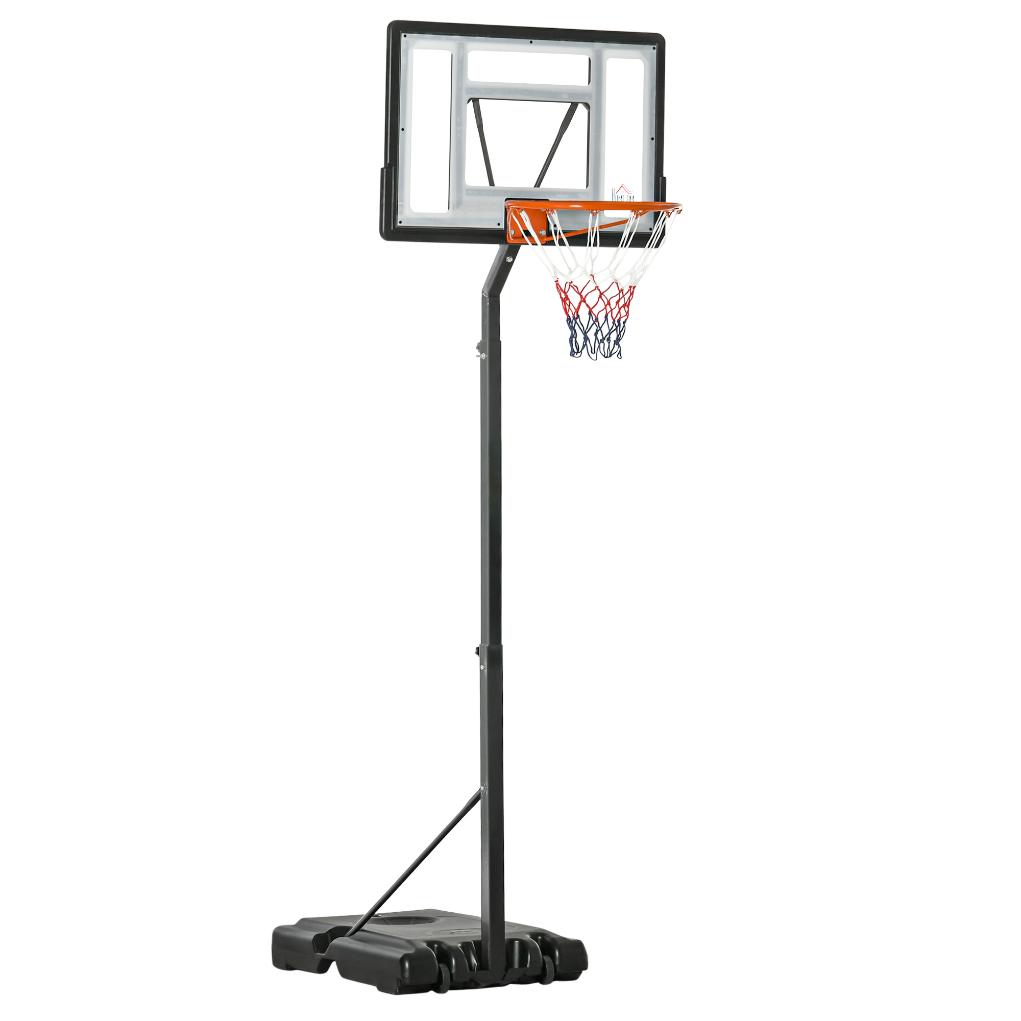 Basketballständer mit Rädern rollbar 210-260 cm höhenverstellbar Basketballkorb mit Ständer geeignet für den Außen- und Innenbereich Stahl Kunststoff Schwarz Basketballständer mit Rädern rollbar 210-260 cm höhenverstellbar Basketballkorb mit Ständer geeignet für den Außen- und Innenbereich Stahl Kunststoff Schwarz