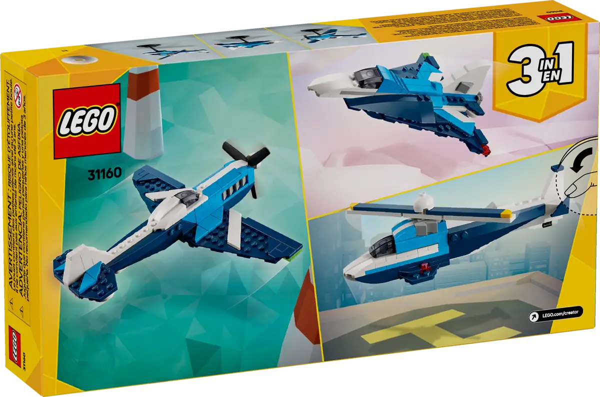 LEGO® 31160 - Creator - Flieger: Rennflugzeug (178 Teile)