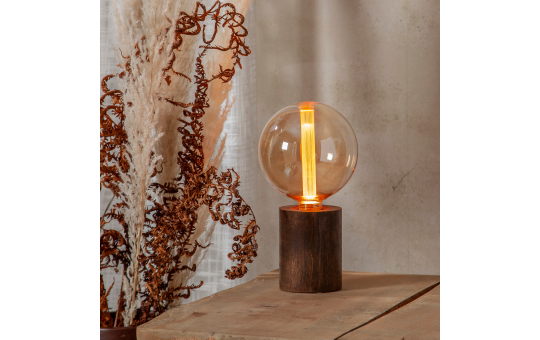 LED-Lampe ''Soft Glow'', E27, 1700K, 80 Ra, 45lm, 12,5x16,4cm, 2W, Amber