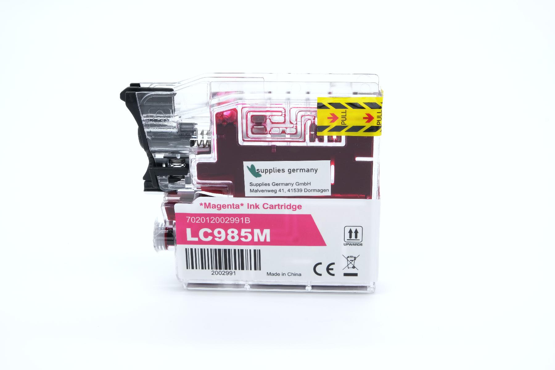LC985M alternativ Tinte magenta für Brother / LC985M / 19ml